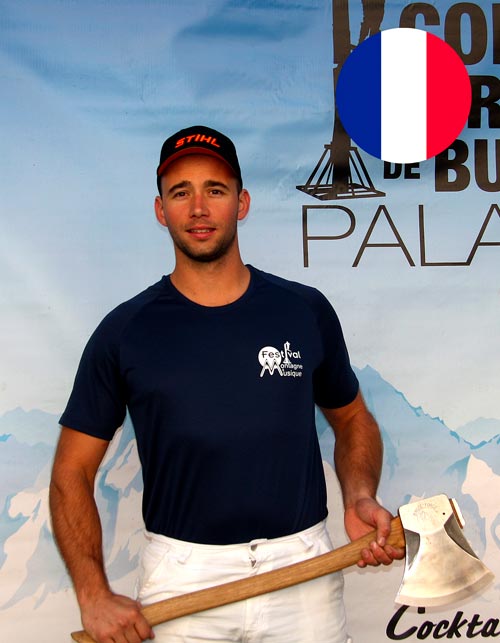 COURTEAUX Adrien bûcheron / Equipe de France