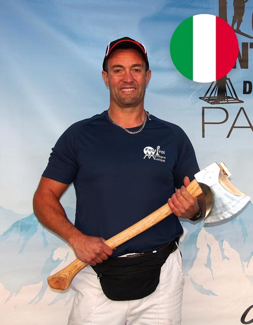 Andrea ROSSI bucheron / Equipe d'Italie
