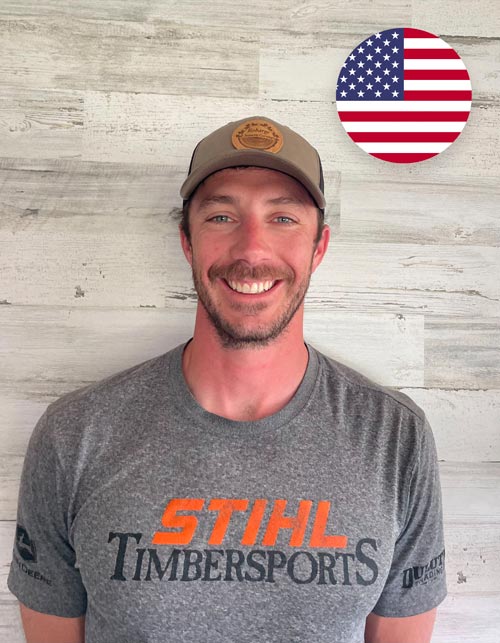 Dakota ROBARGE bûcheron / Equipe des USA
