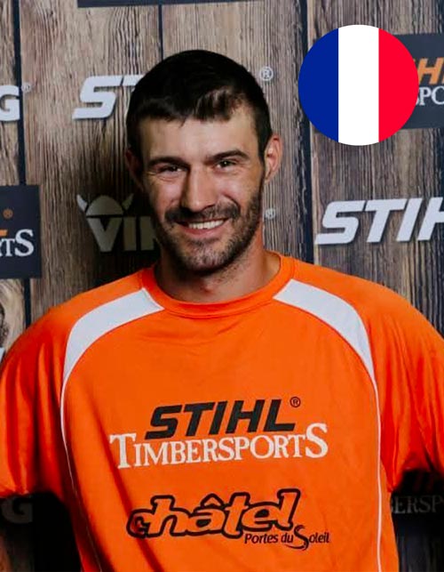 Elie PAGGIN bûcheron / Equipe de France