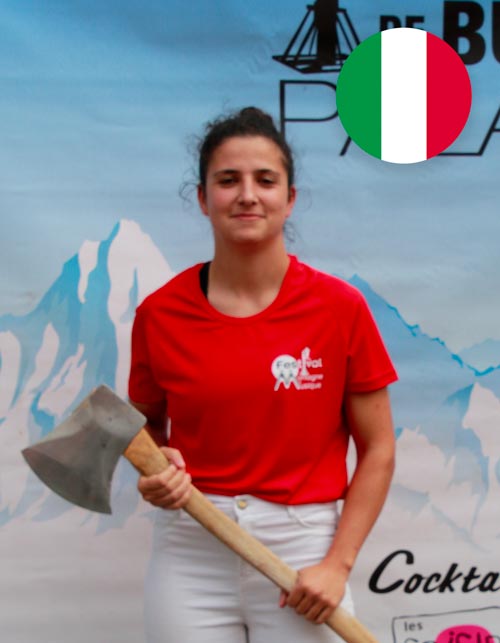 POLETTI Marta bûcheronne / Equipe ITALIE