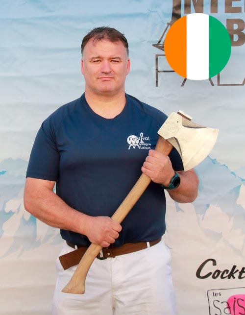 Patrick Fitzpatrick bûcheron / Equipe Irlande
