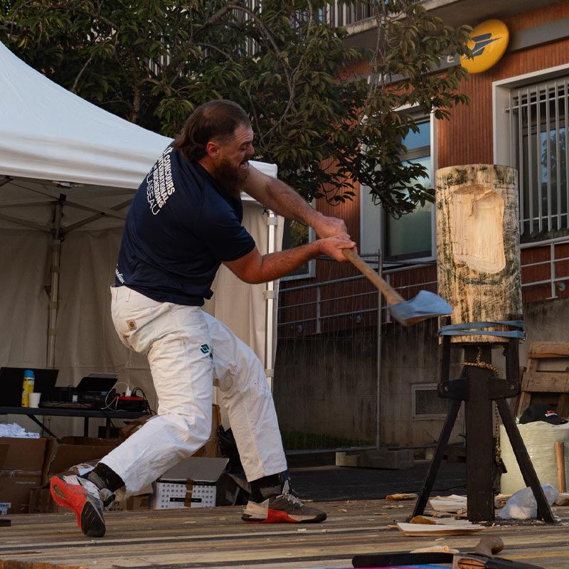 POISOT Pierre-Louis bûcheron / Equipe de France