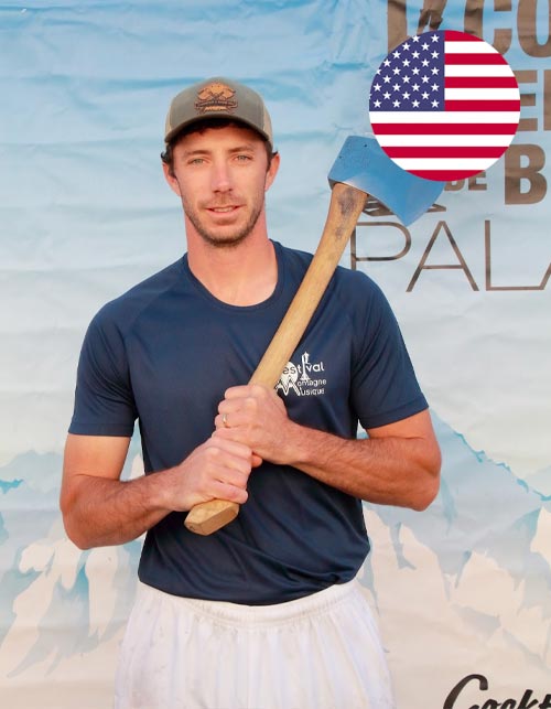 Dakota ROBARGE bûcheron / Equipe des USA