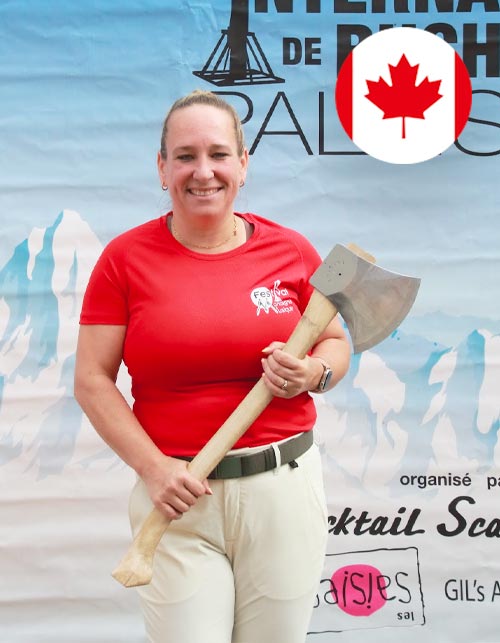 Meghan Hall bûcheronne équipe du Canada