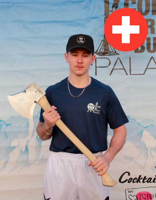 GEISSLER Melvyn bûcheron / Equipe SUISSE