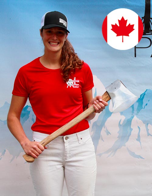 NAUD Stéphanie bûcheronne équipe du Canada