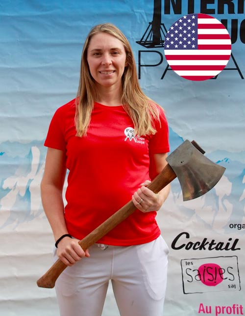 Hannah ROBARGE Bûcheronne équipe des USA