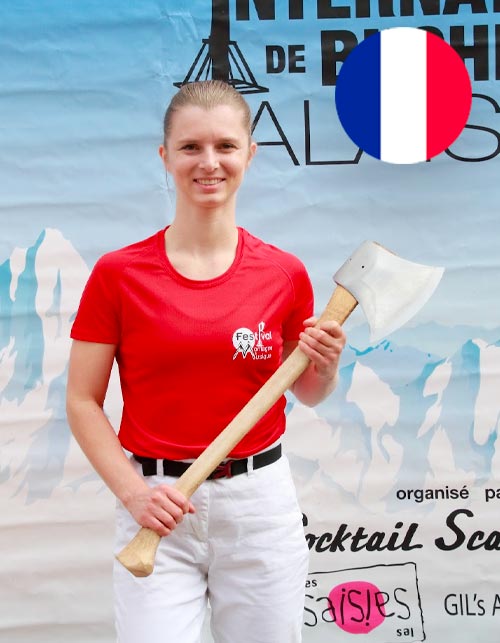 Aude SEEL Bûcheronne équipe de France