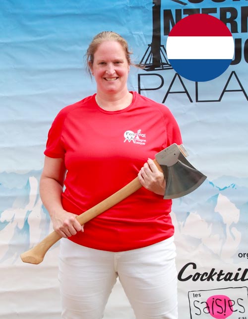 Saskia VAN DRIELLEN bûcheronne équipe du Pays-bas
