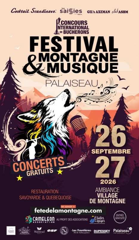 Affiche officielle Festival Montagne & Musique