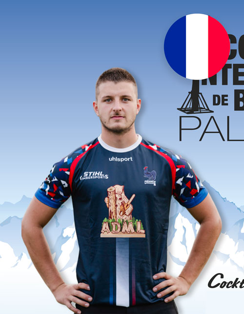 Antoine ESTELON bûcheron équipe de France