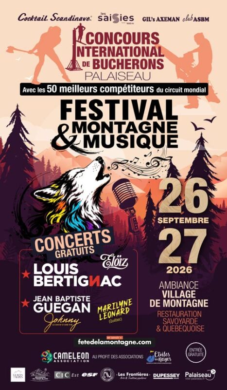 Affiche officielle Festival Montagne & Musique