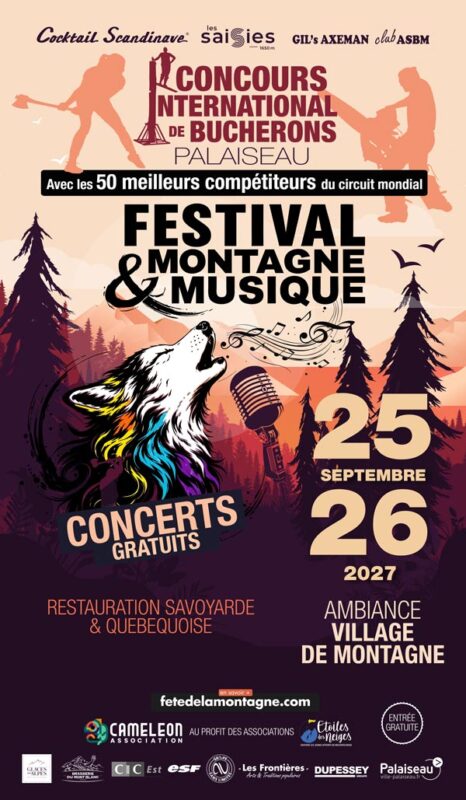 Affiche officielle Festival Montagne & Musique